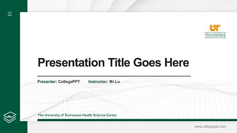 The University of Tennessee Health Science Center Thesis Proposal/Graduation Defense PPT Template