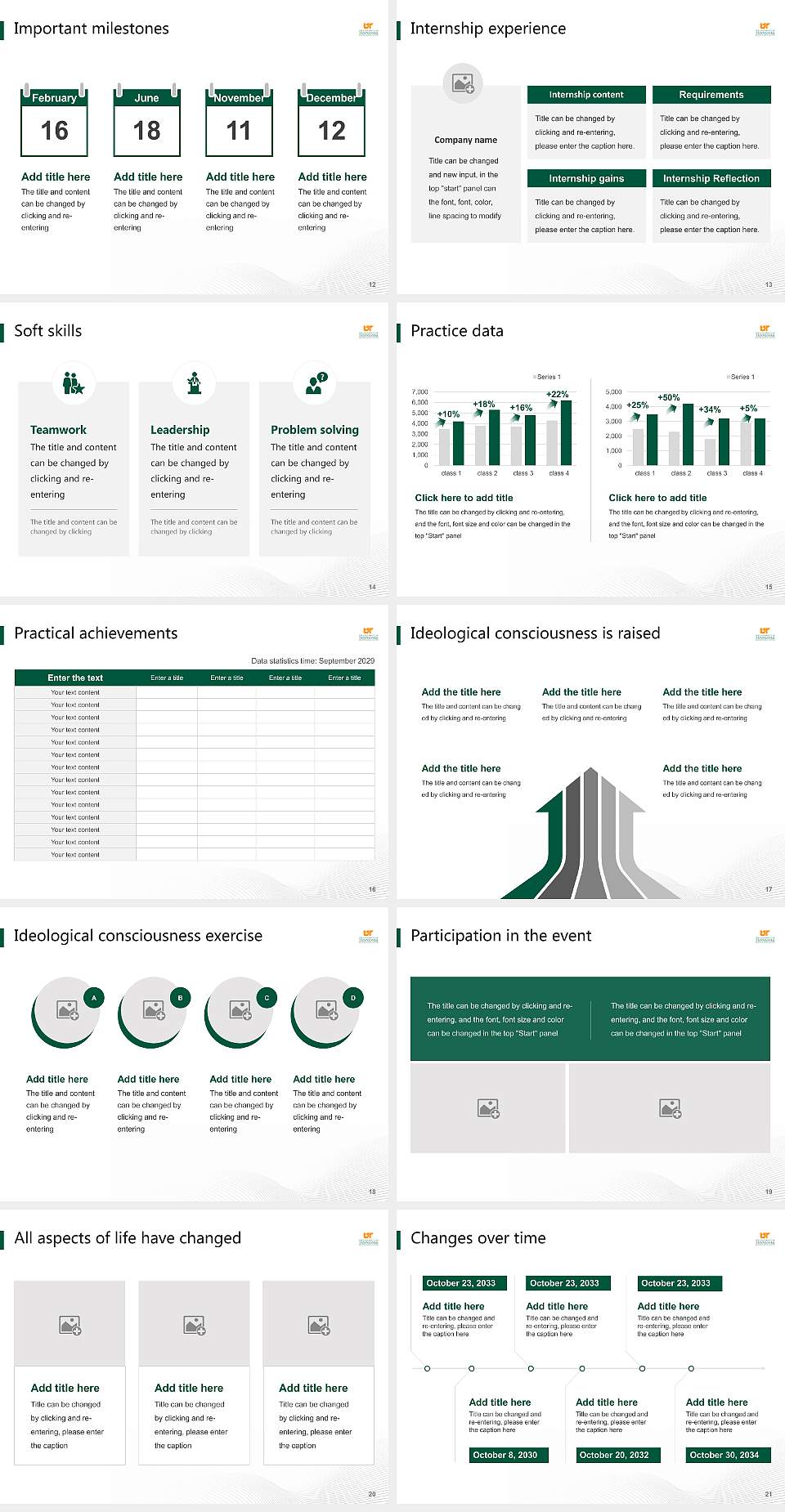 The University of Tennessee Health Science Center National Scholarship Defense PPT Template4:3 ratio PPT effect preview image3