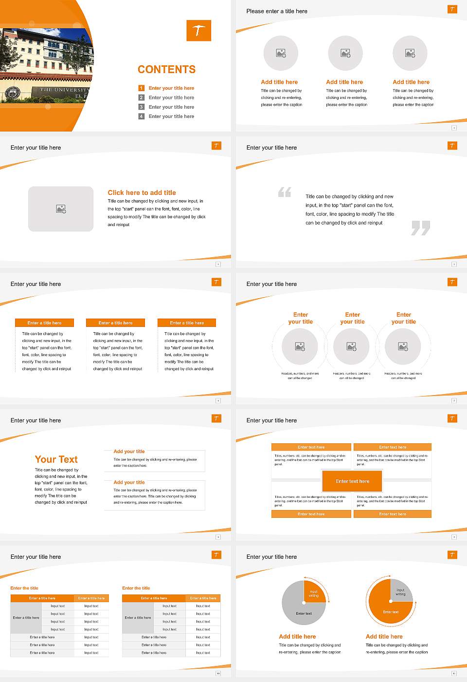 The University of Texas at El Paso Course/Courseware Creation PPT Template16:9 ratio PPT effect preview image2