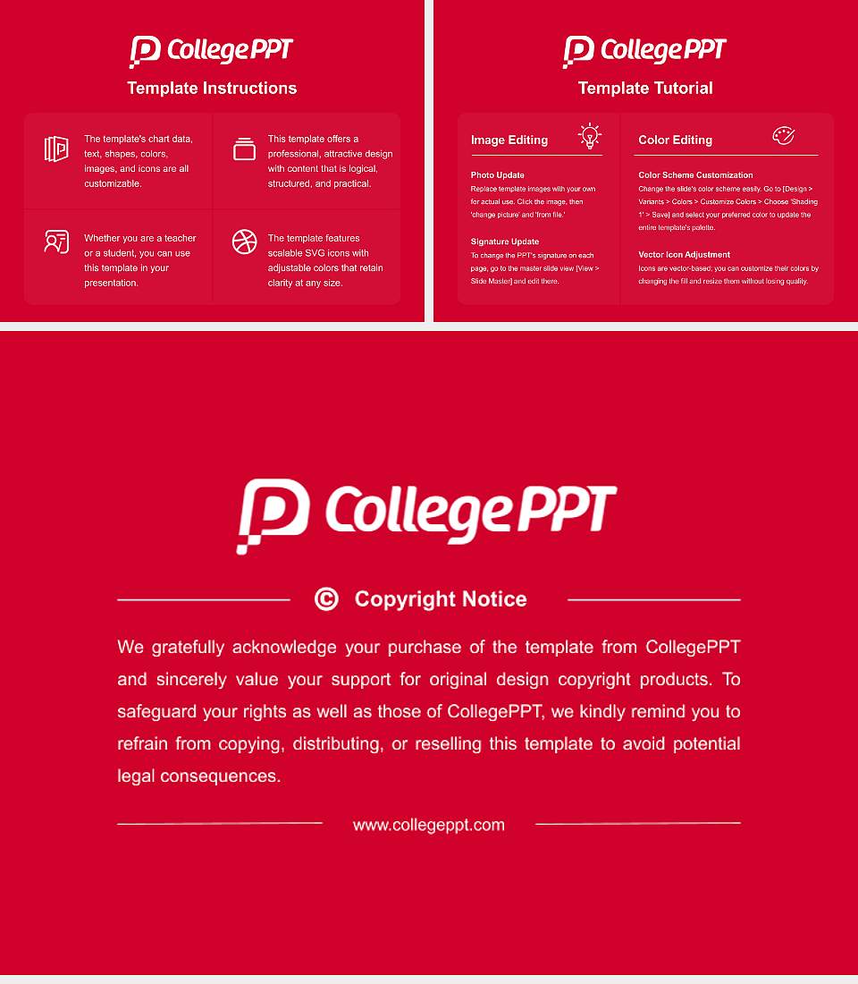 The University of Tampa Course/Courseware Creation PPT Template4:3 ratio PPT effect preview image5