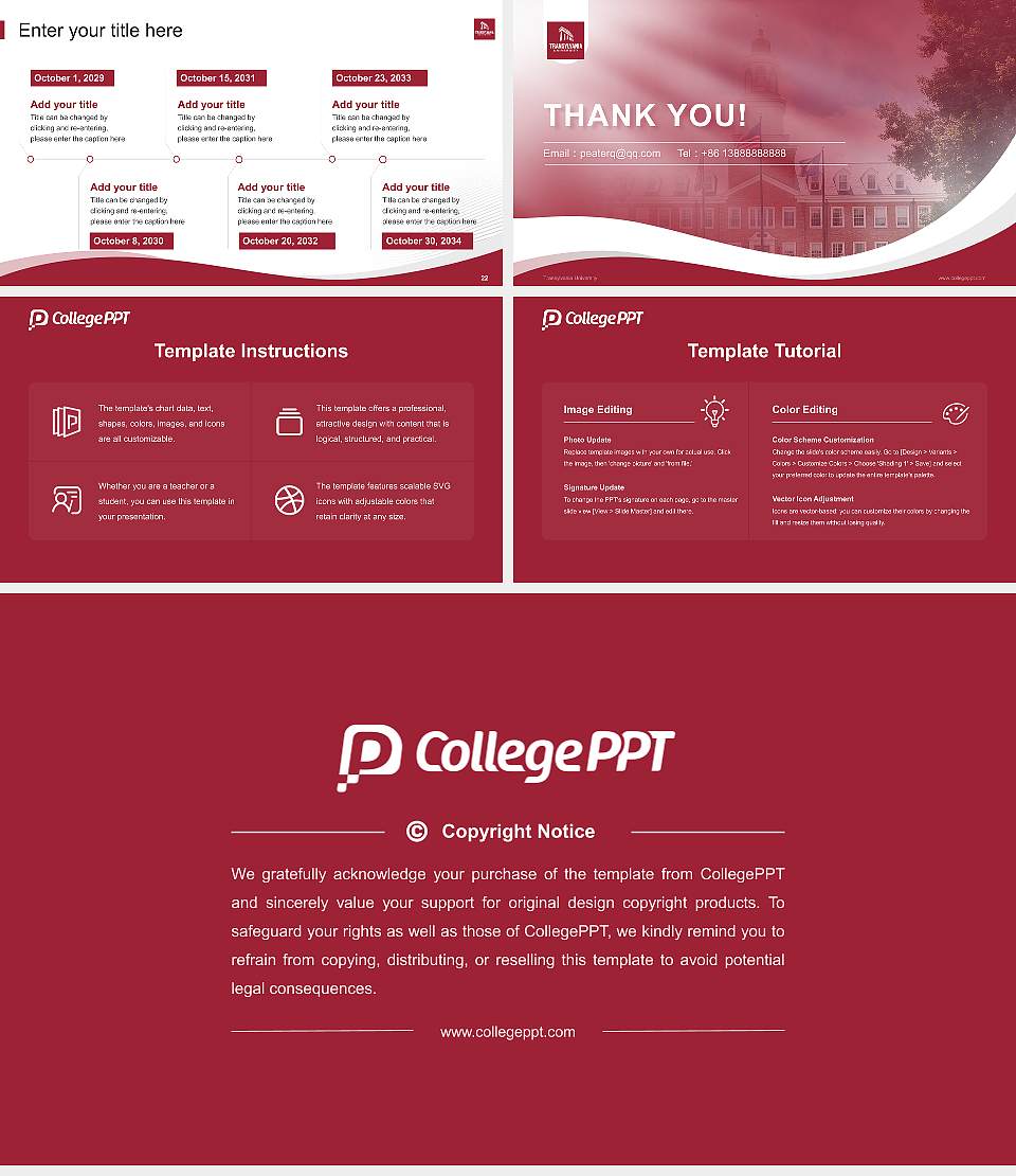 Transylvania University Lecture Sharing and Networking Event PPT Template16:9 ratio PPT effect preview image4