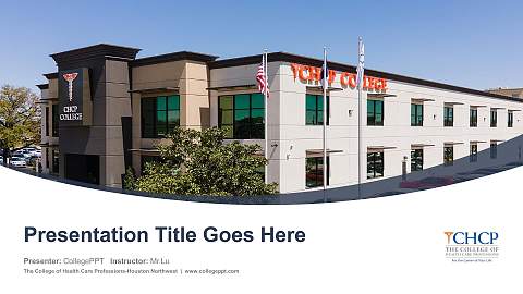 The College of Health Care Professions-Houston Northwest Course/Courseware Creation PPT Template