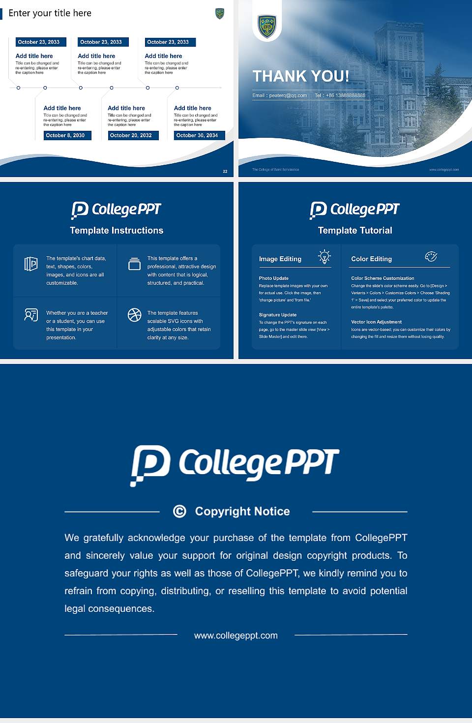 The College of Saint Scholastica Lecture Sharing and Networking Event PPT Template4:3 ratio PPT effect preview image4