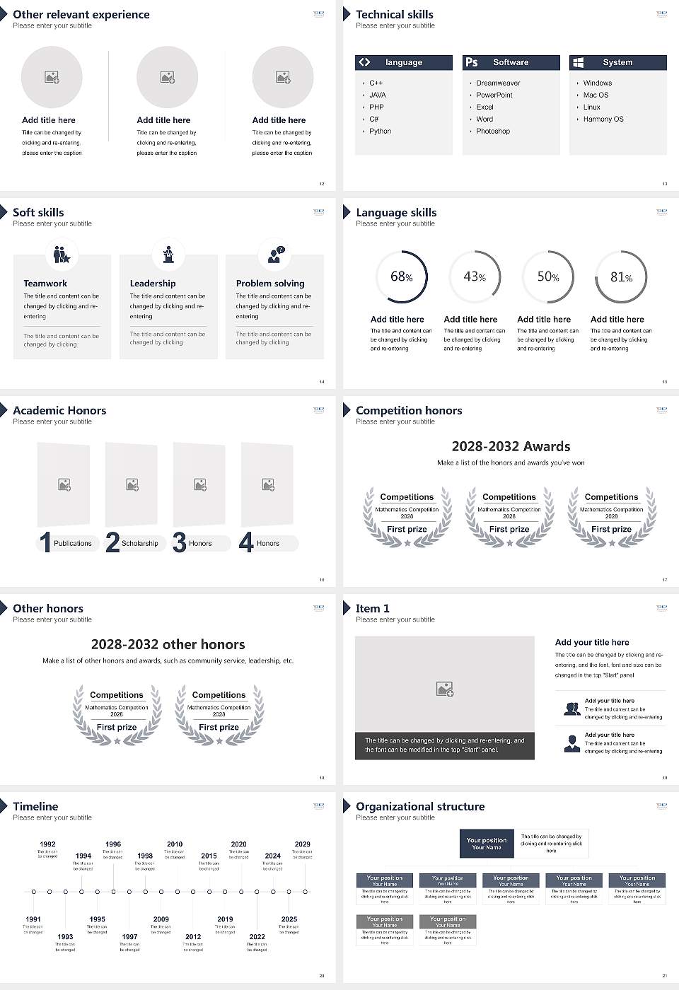 The College of Health Care Professions-San Antonio – South Resume PPT Template16:9 ratio PPT effect preview image3