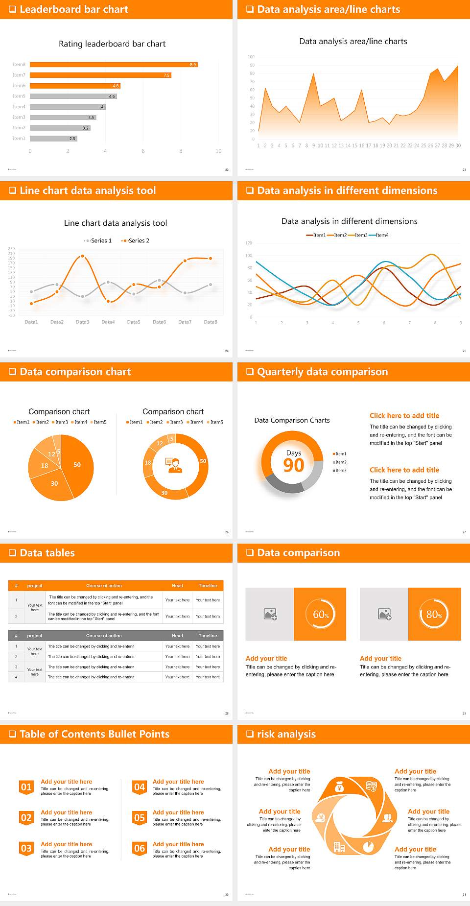 University of Findlay General Purpose PPT Template4:3 ratio PPT effect preview image4