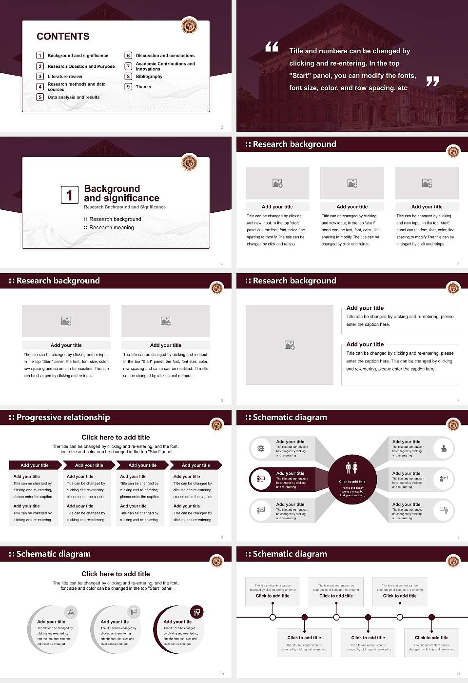 Thomas Edison State University Graduation Thesis Defense PPT Template16:9 ratio PPT effect preview image2