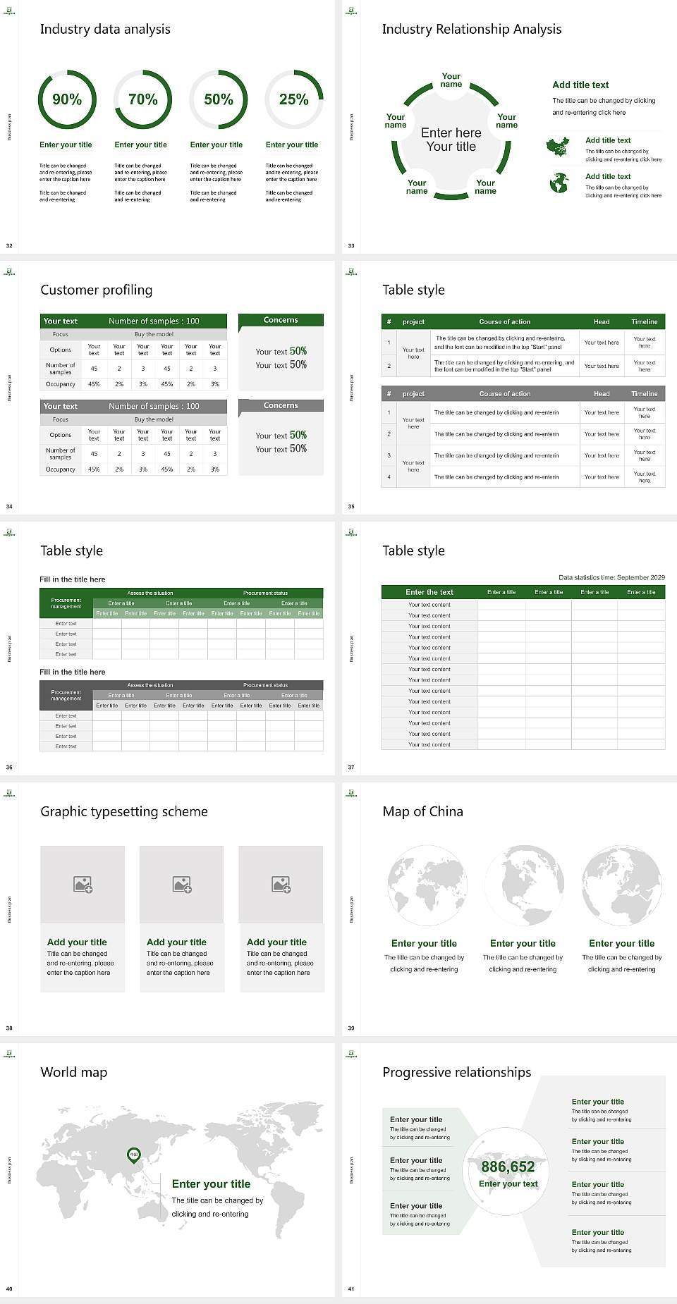 The Evergreen State College Competition/Entrepreneurship Contest PPT Template4:3 ratio PPT effect preview image5