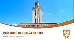 The University of Texas at Austin Les PPT-sjabloon