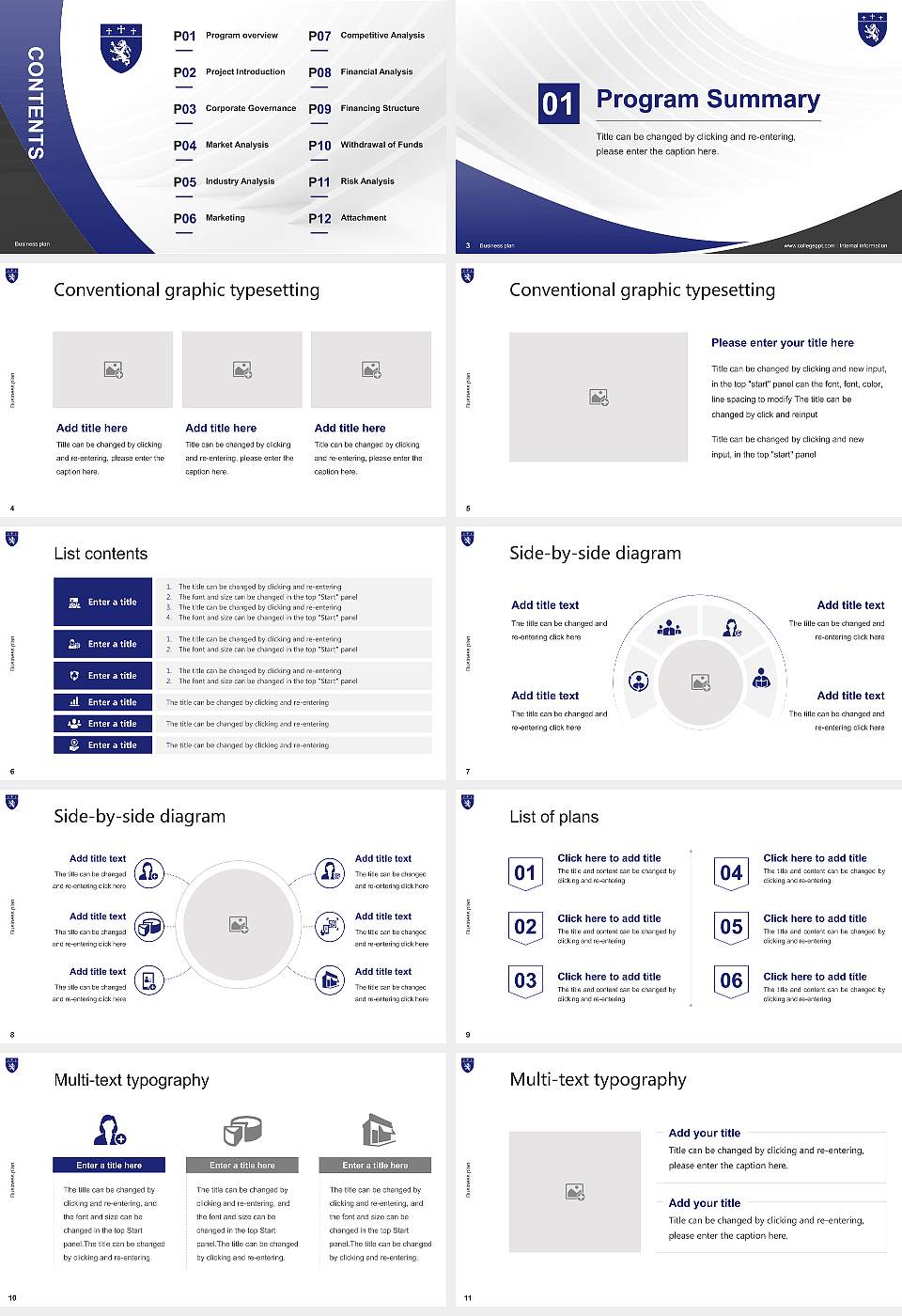 The King’S College Competition/Entrepreneurship Contest PPT Template16:9 ratio PPT effect preview image2
