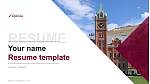 University of Montana CV Modèle PPT