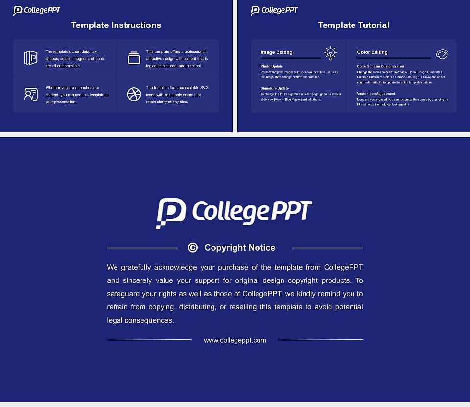 The King’S College Academic Presentation/Research Findings Report PPT Template16:9 ratio PPT effect preview image5
