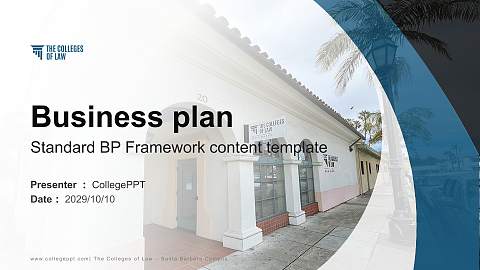 The Colleges of Law – Santa Barbara Campus Competition/Entrepreneurship Contest PPT Template
