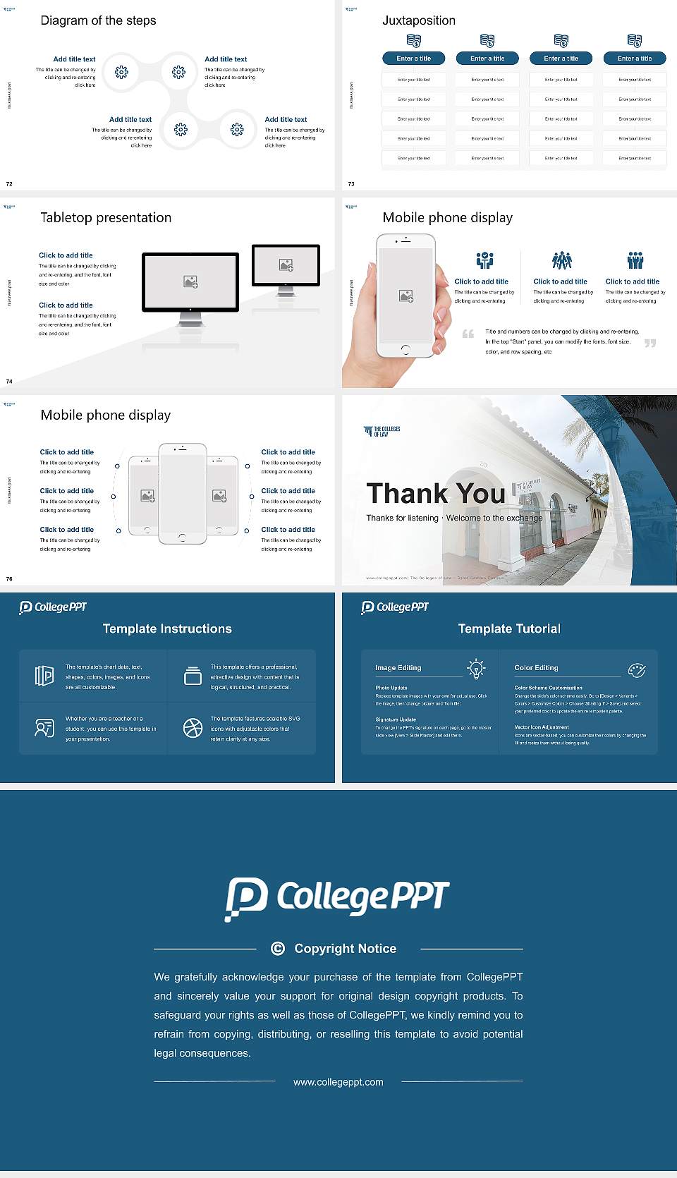The Colleges of Law – Santa Barbara Campus Competition/Entrepreneurship Contest PPT Template16:9 ratio PPT effect preview image9