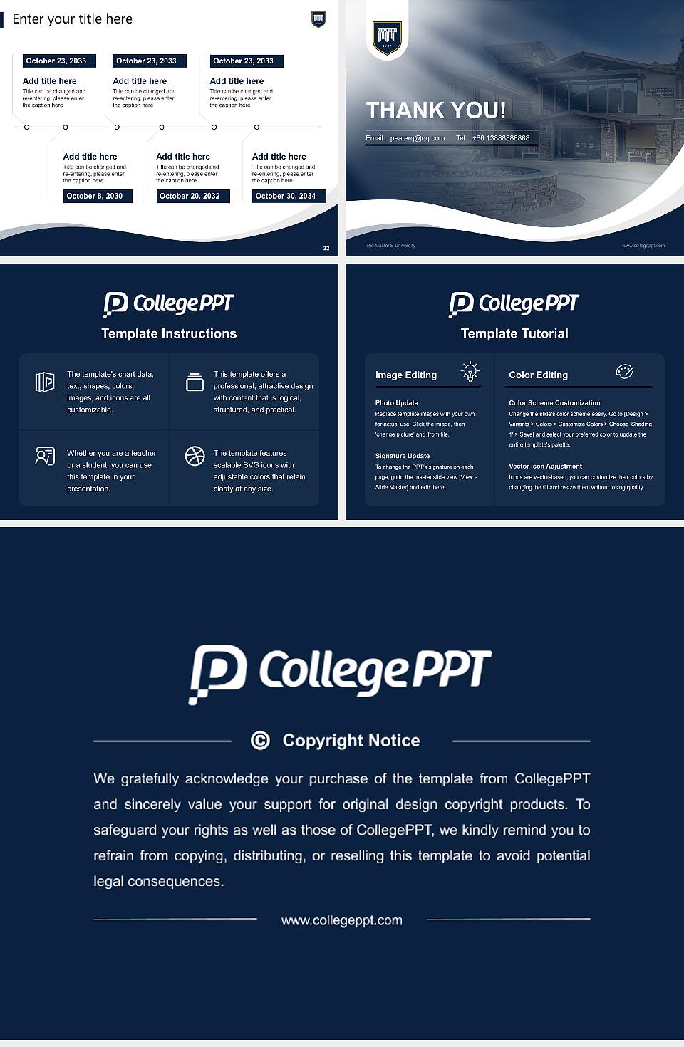 The Master’S University Lecture Sharing and Networking Event PPT Template4:3 ratio PPT effect preview image4