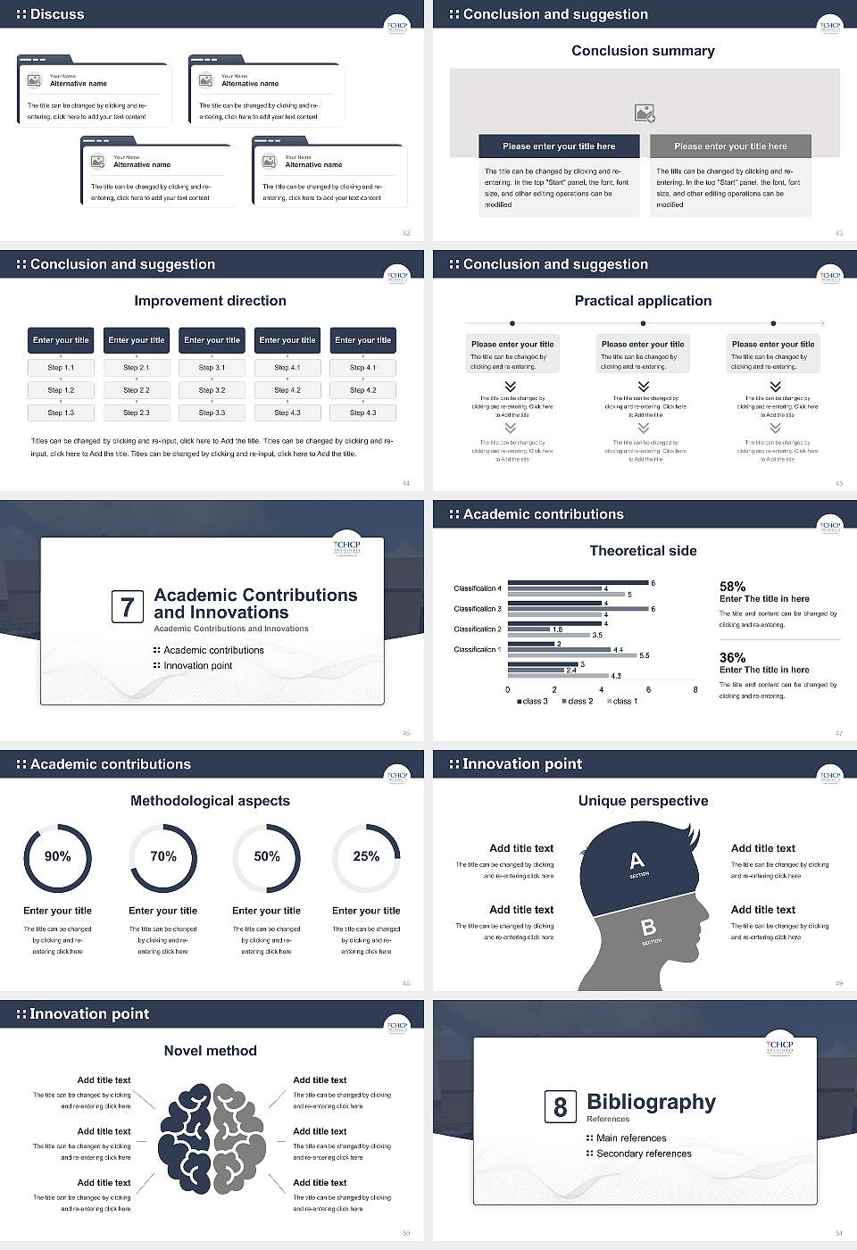 The College of Health Care Professions-San Antonio – South Graduation Thesis Defense PPT Template16:9 ratio PPT effect preview image6
