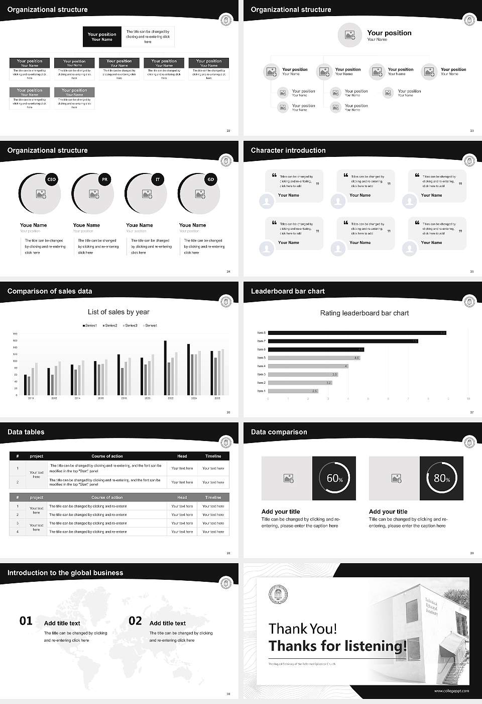 Theological Seminary of the Reformed Episcopal Church Academic Presentation/Research Findings Report PPT Template16:9 ratio PPT effect preview image4