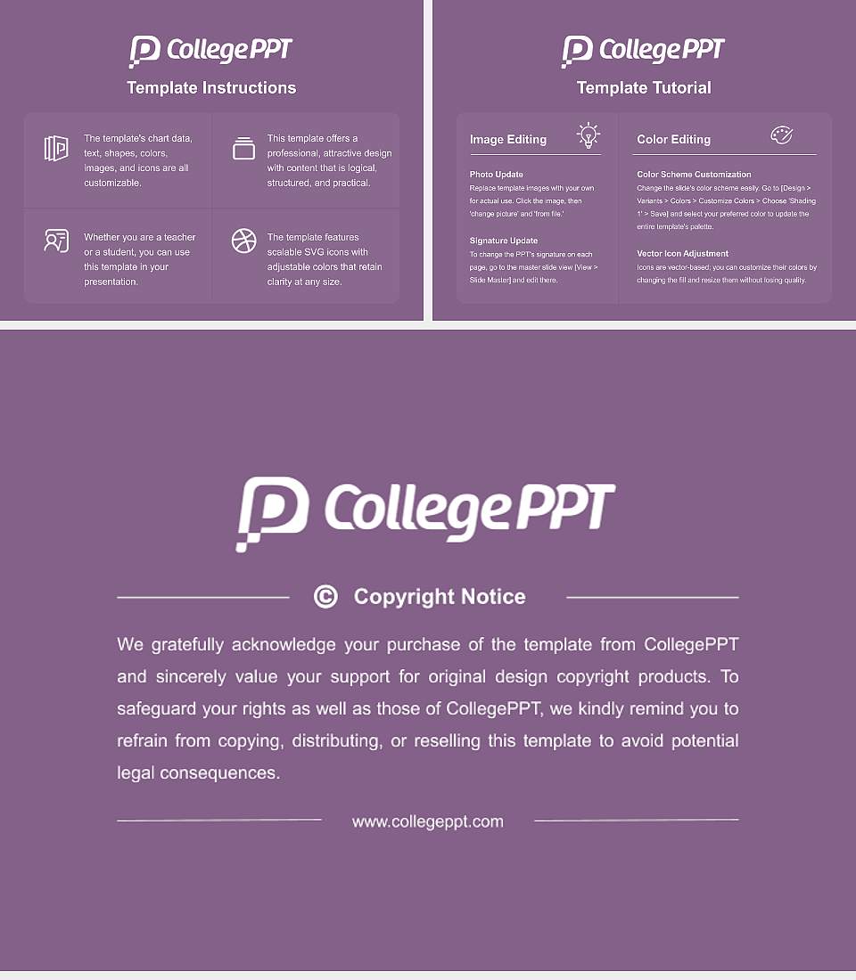 The College of Idaho Course/Courseware Creation PPT Template4:3 ratio PPT effect preview image5