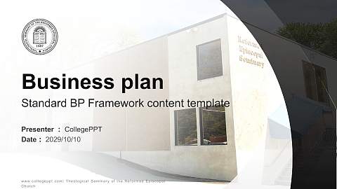 Theological Seminary of the Reformed Episcopal Church Competition/Entrepreneurship Contest PPT Template