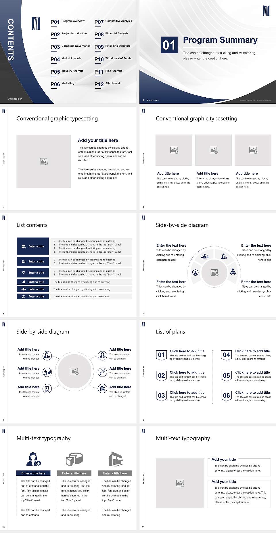Toccoa Falls College Competition/Entrepreneurship Contest PPT Template4:3 ratio PPT effect preview image2