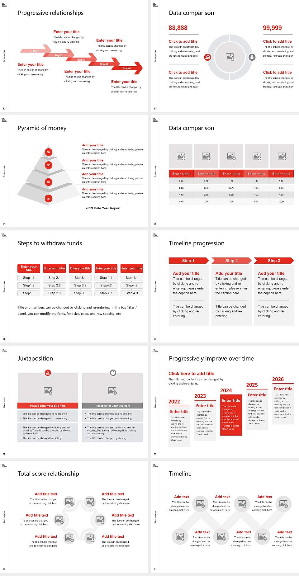 The New School Competition/Entrepreneurship Contest PPT Template4:3 ratio PPT effect preview image8