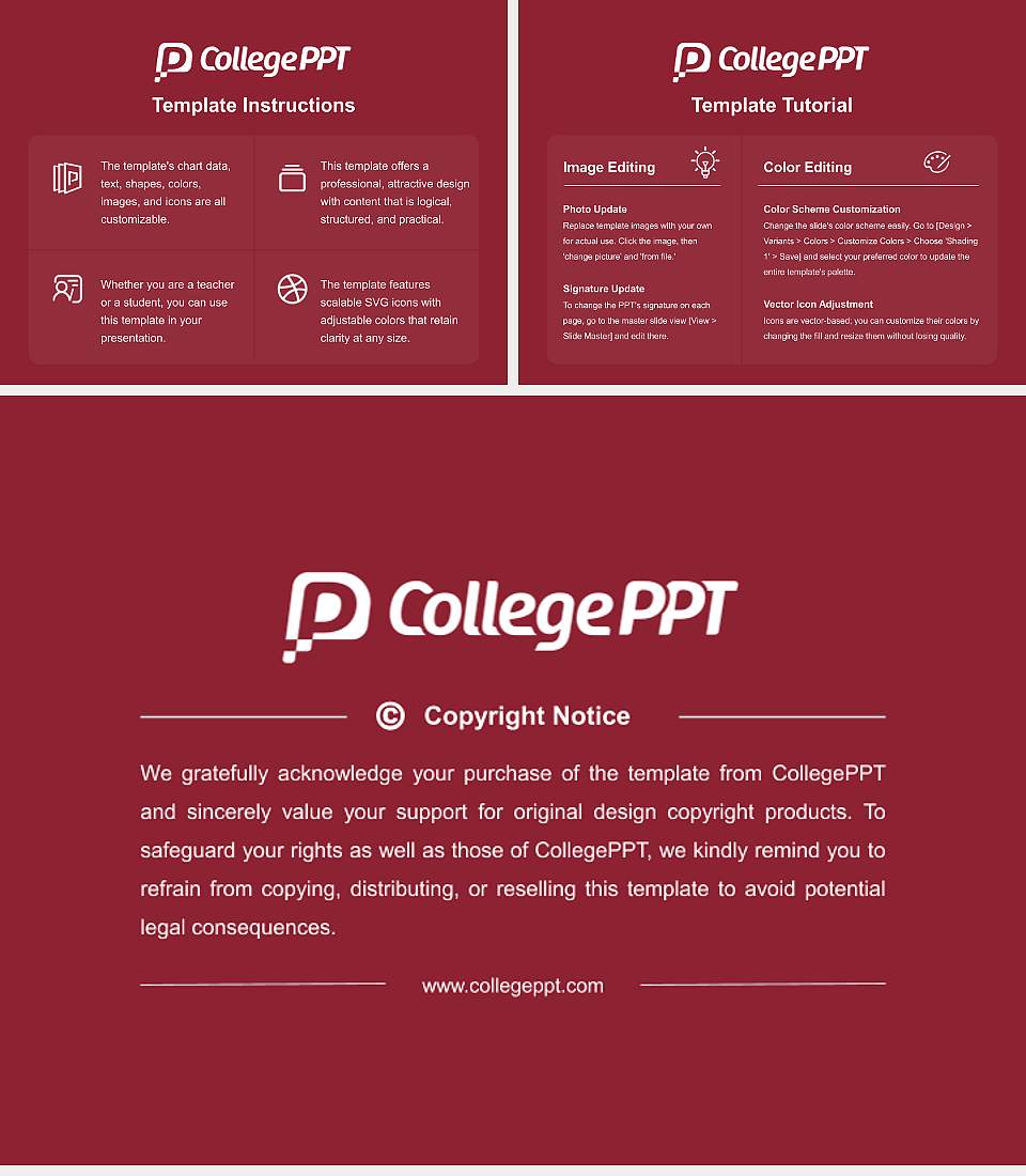 Thomas Aquinas College Course/Courseware Creation PPT Template4:3 ratio PPT effect preview image5