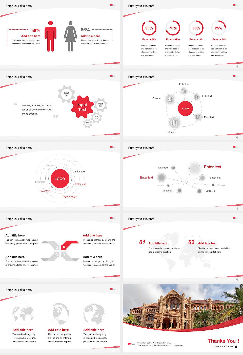 The University of Texas Medical Branch at Galveston Course/Courseware Creation PPT Template16:9 ratio PPT effect preview image4