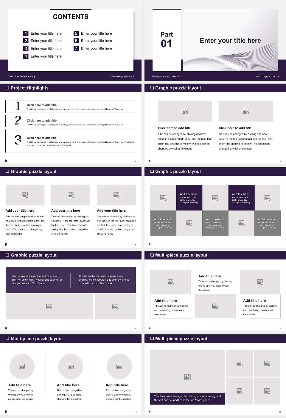 Trevecca Nazarene University General Purpose PPT Template16:9 ratio PPT effect preview image2