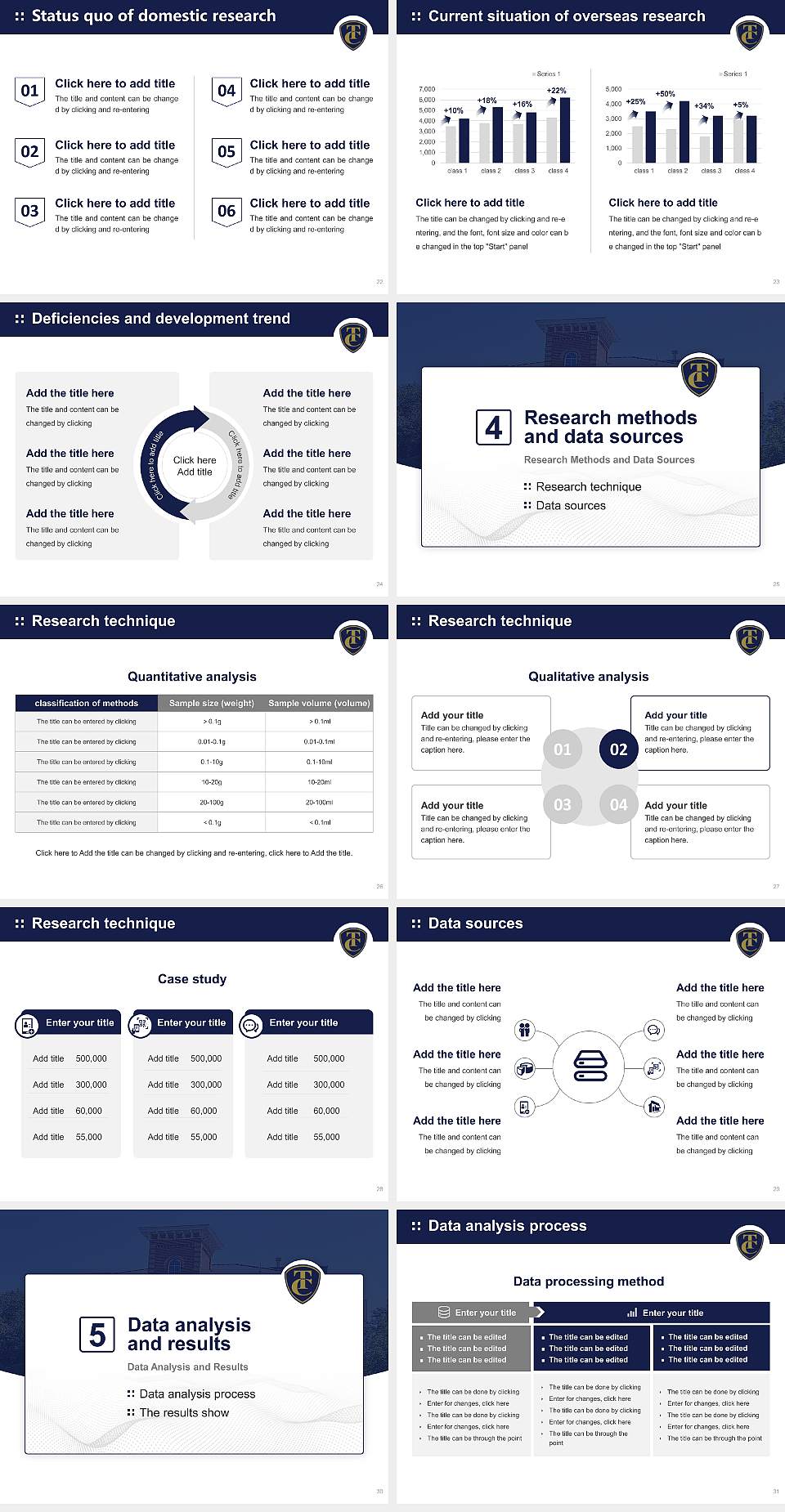 Thiel College Graduation Thesis Defense PPT Template4:3 ratio PPT effect preview image4