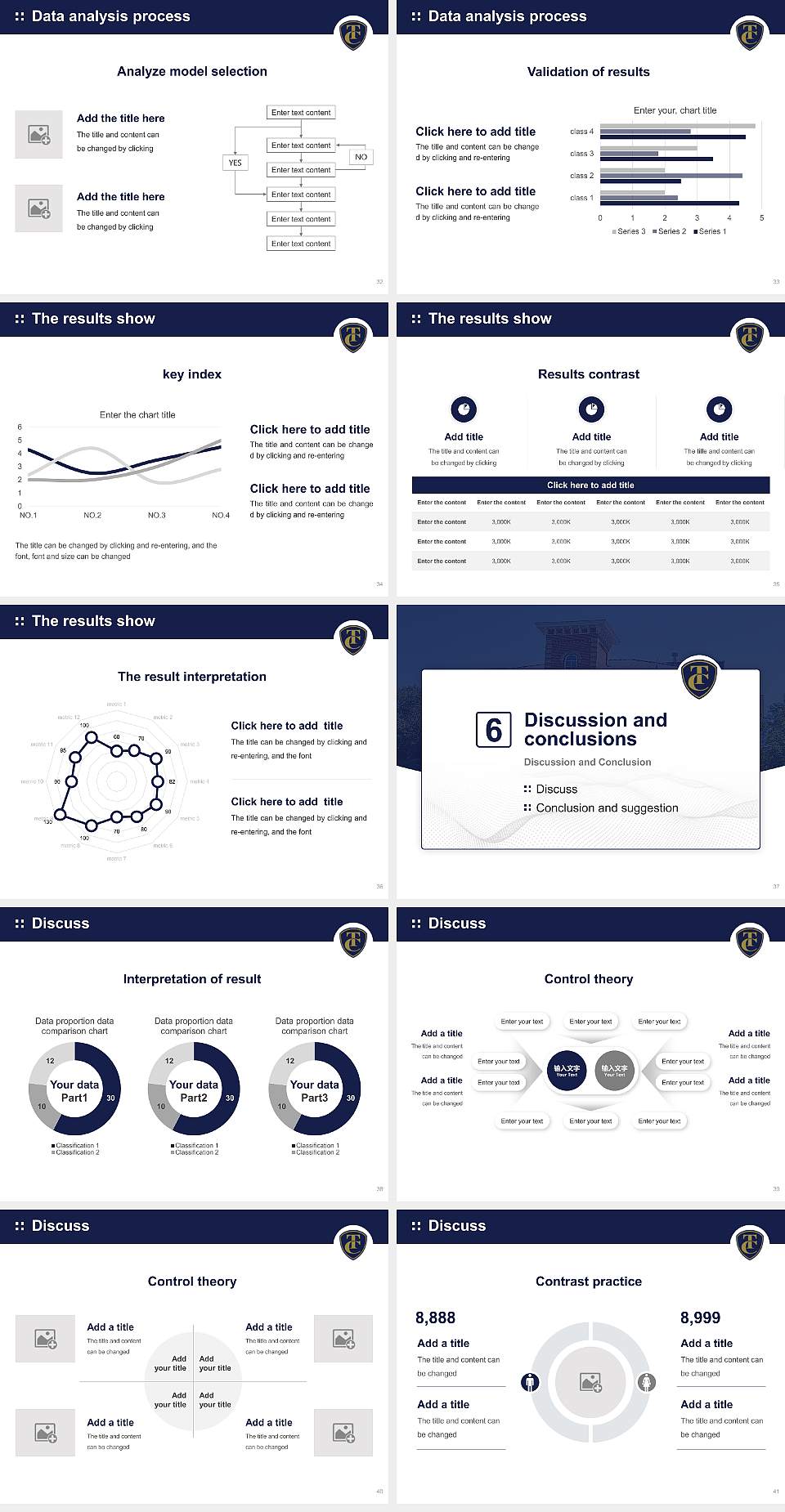 Thiel College Graduation Thesis Defense PPT Template4:3 ratio PPT effect preview image5