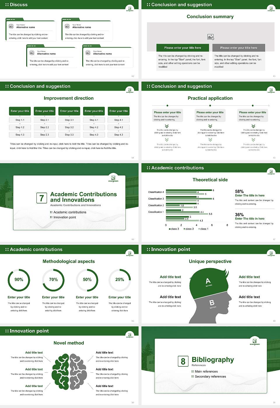 The Evergreen State College Graduation Thesis Defense PPT Template16:9 ratio PPT effect preview image6