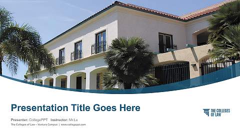 The Colleges of Law – Ventura Campus Course/Courseware Creation PPT Template