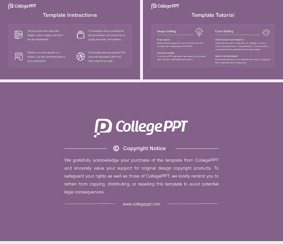 The College of Idaho Course/Courseware Creation PPT Template16:9 ratio PPT effect preview image5