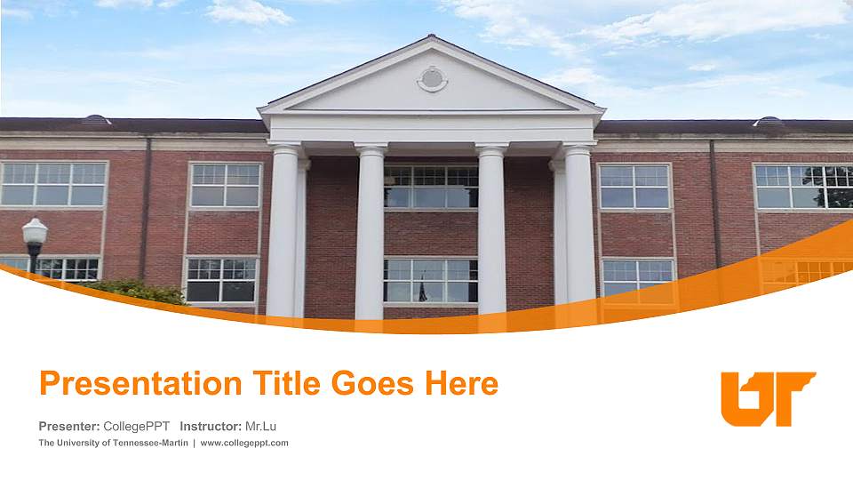 The University of Tennessee-Martin Course/Courseware Creation PPT Template16:9 ratio PPT effect preview image