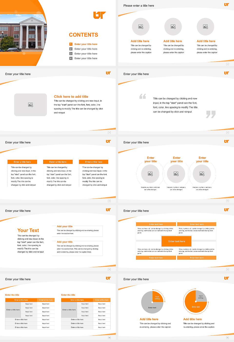 The University of Tennessee-Martin Course/Courseware Creation PPT Template16:9 ratio PPT effect preview image2