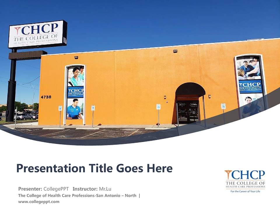 The College of Health Care Professions-San Antonio – North Course/Courseware Creation PPT Template4:3 ratio PPT effect preview image5