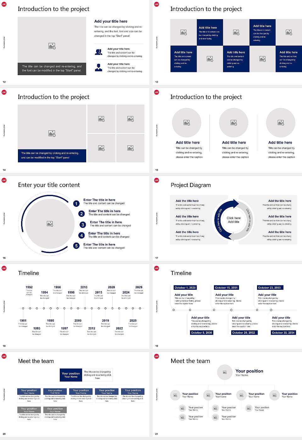 University of Illinois Chicago School of Law Competition/Entrepreneurship Contest PPT Template16:9 ratio PPT effect preview image3
