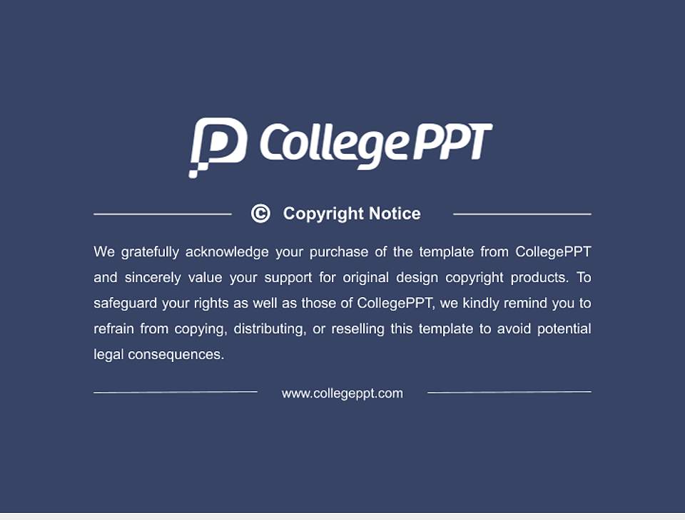 The College of New Jersey Thesis Proposal/Graduation Defense PPT Template4:3 ratio PPT effect preview image5
