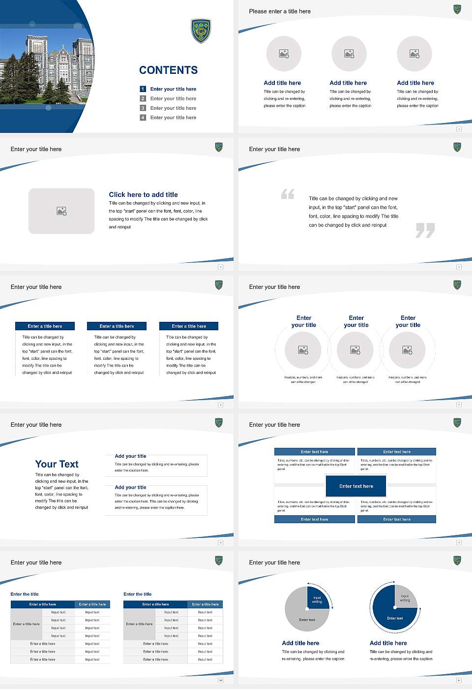 The College of Saint Scholastica Course/Courseware Creation PPT Template16:9 ratio PPT effect preview image2