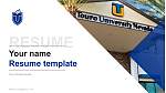 Touro University Nevada Resume PPT Template