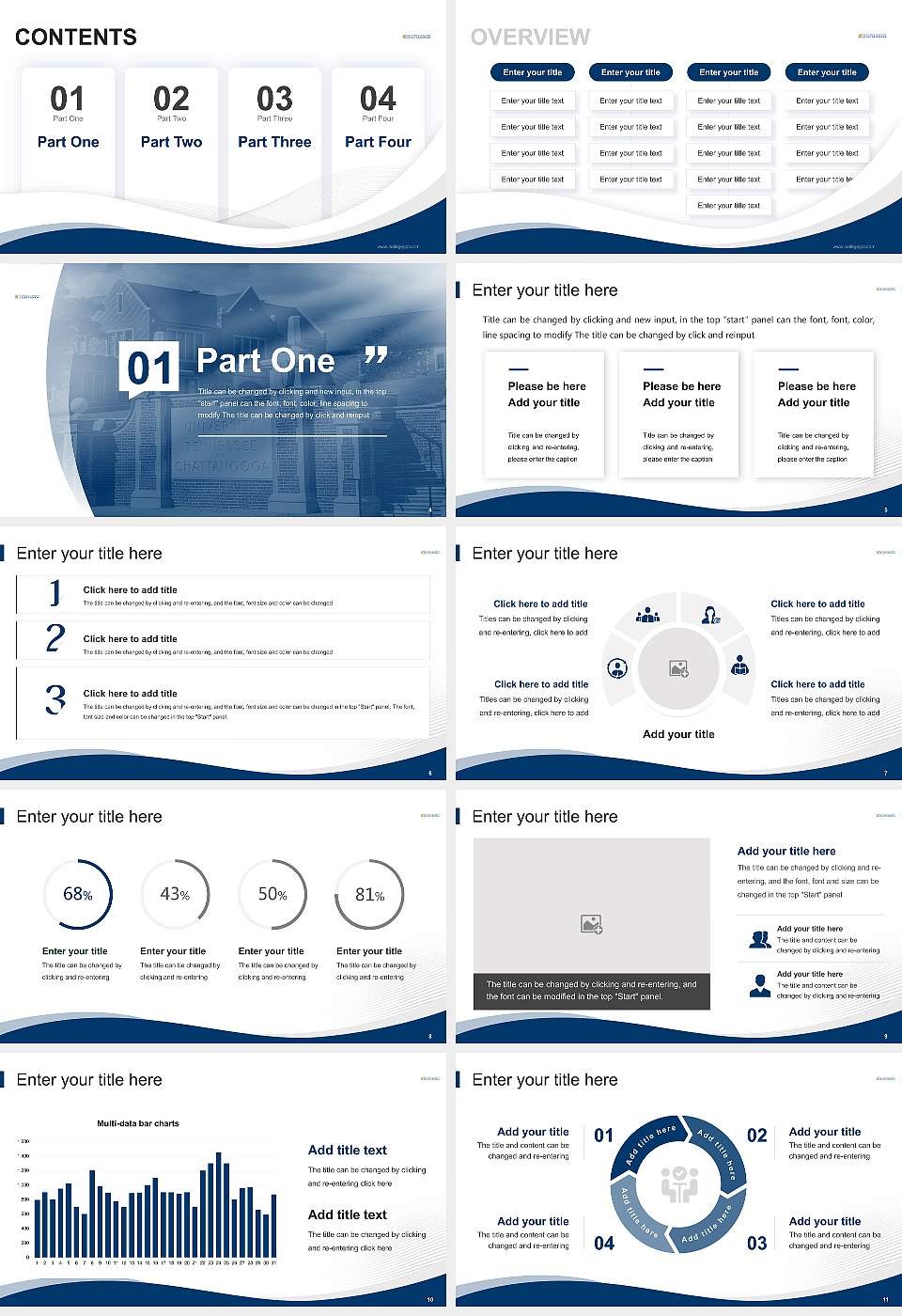 The University of Tennessee-Chattanooga Lecture Sharing and Networking Event PPT Template16:9 ratio PPT effect preview image2