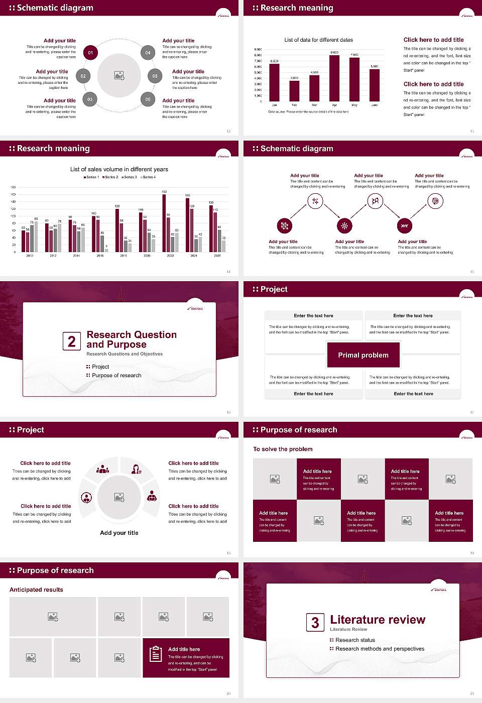 University of Montana Graduation Thesis Defense PPT Template16:9 ratio PPT effect preview image3