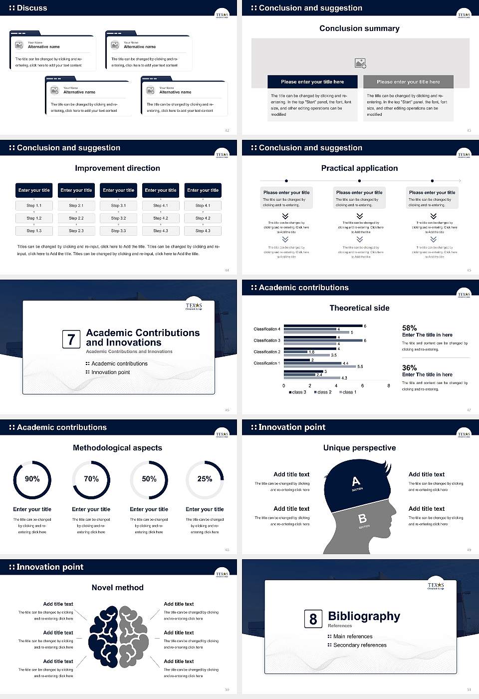 Texas Chiropractic College Graduation Thesis Defense PPT Template16:9 ratio PPT effect preview image6