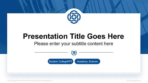 The Chicago School of Professional Psychology at Washington Dc National Scholarship Defense PPT Template