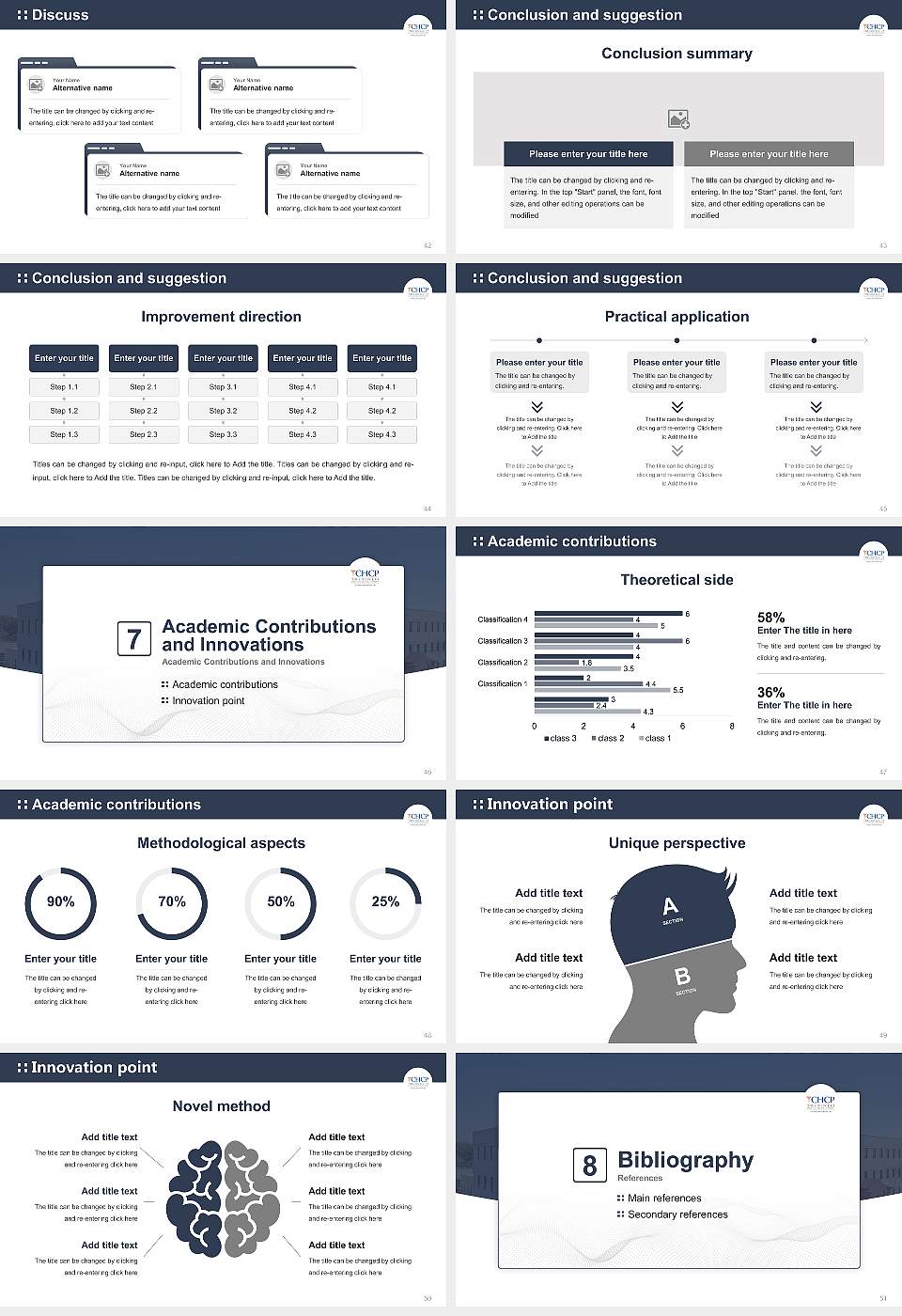 The College of Health Care Professions-Austin Graduation Thesis Defense PPT Template16:9 ratio PPT effect preview image6