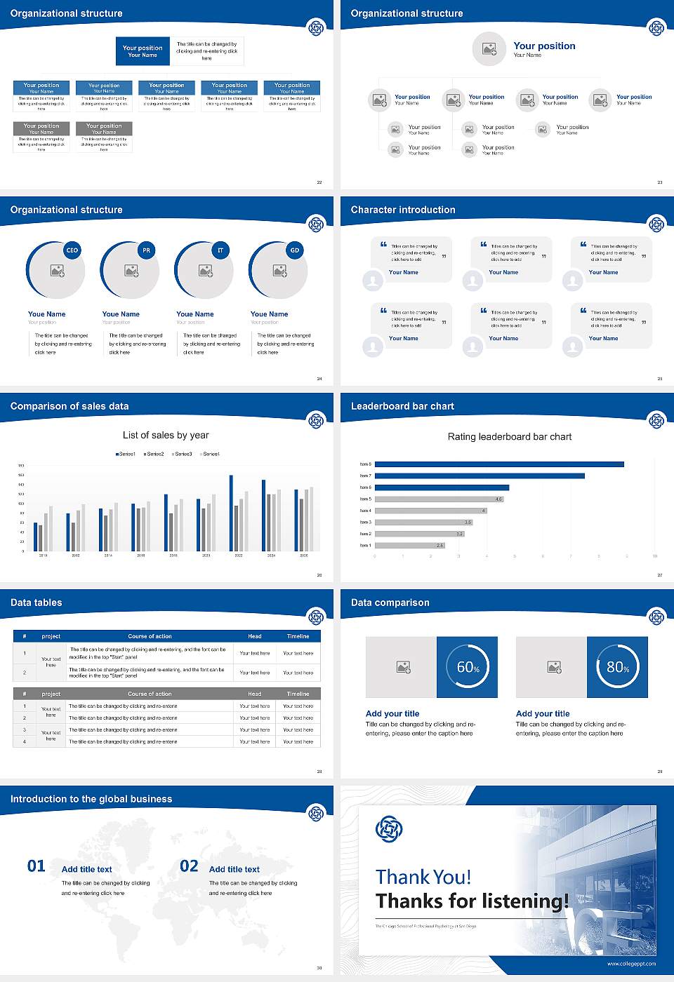 The Chicago School of Professional Psychology at San Diego Academic Presentation/Research Findings Report PPT Template16:9 ratio PPT effect preview image4