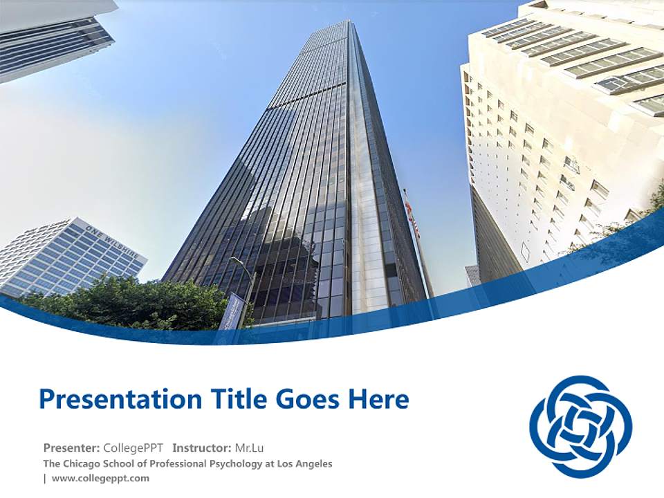 The Chicago School of Professional Psychology at Los Angeles Course/Courseware Creation PPT Template4:3 ratio PPT effect preview image5
