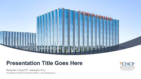 The College of Health Care Professions-Dallas Course/Courseware Creation PPT Template
