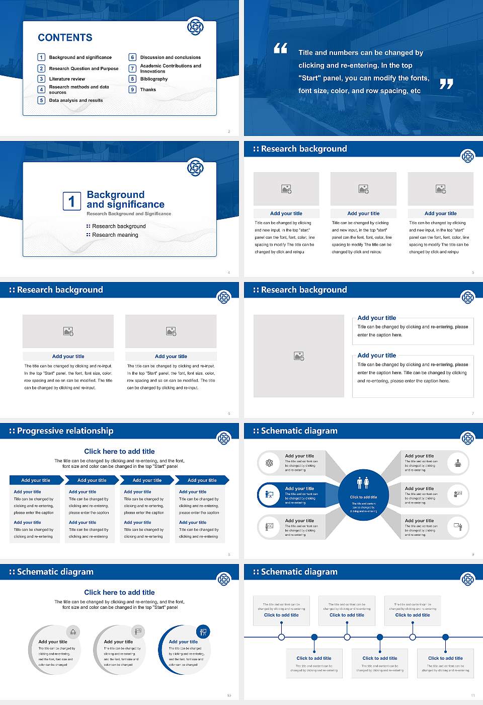 The Chicago School of Professional Psychology at San Diego Graduation Thesis Defense PPT Template16:9 ratio PPT effect preview image2