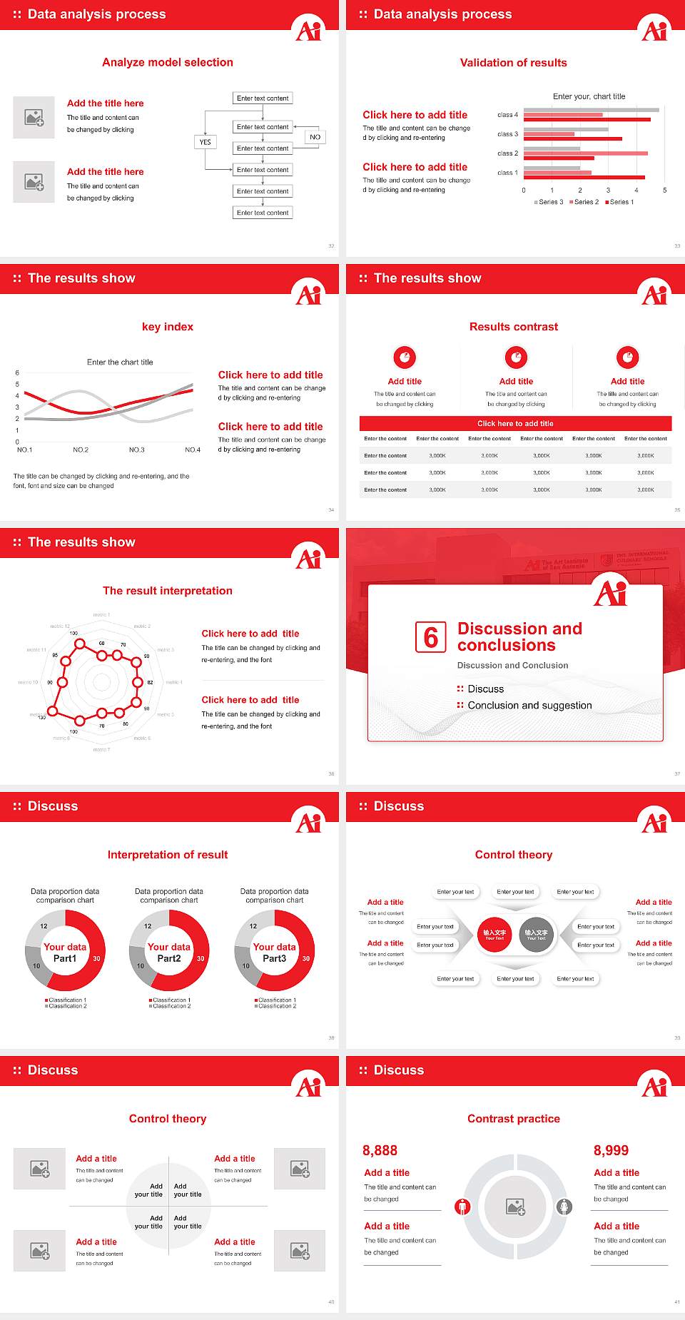 The Art Institute of San Antonio Graduation Thesis Defense PPT Template4:3 ratio PPT effect preview image5