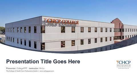 The College of Health Care Professions-Austin Course/Courseware Creation PPT Template